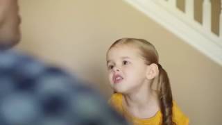 Video thumbnail of "3 Year Old Claire Ryann and Dad: You've Got a Friend in Me"