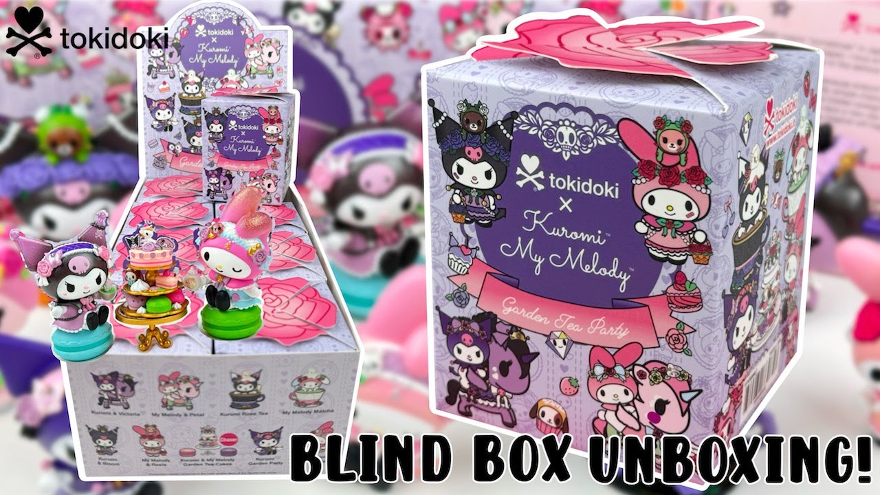 Let's Open the NEW tokidoki KUROMI AND MY MELODY GARDEN PARTY Sanrio Blind Boxes and Special Figure!