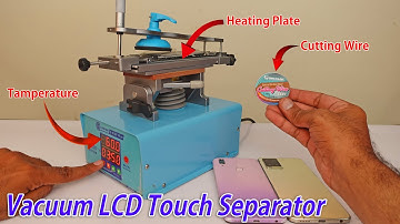 How to use Vacuum LCD Touch Separator Heating Machine for cracked Mobile Phone Display Panel Tutorl9