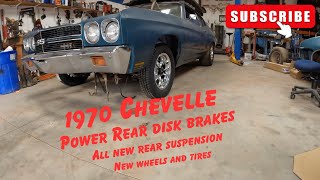 1970 Chevelle New rear suspension, Rear Disk Brakes, Wheels and tires