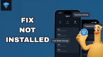 How To Fix And Solve Not Installed On Tonkeeper App | Final Solution