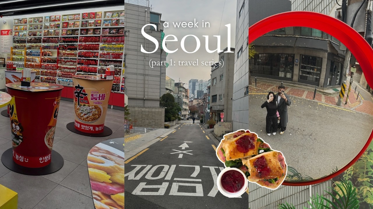 I spent a week in SEOUL 🇰🇷 | convenience store eats, k-beauty treatments, and seongsu shopping!!