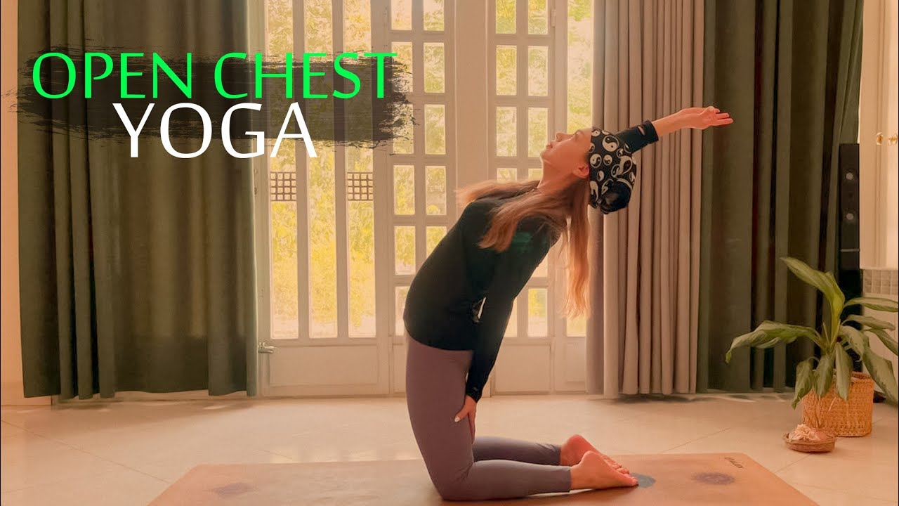 "Unlock Your Heart Open Chest Yoga Flow" YouTube