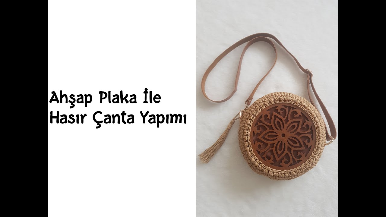 Ahşap Plaka İle Hasır Çanta Yapımı