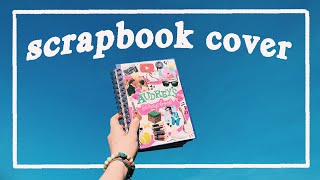 journal with me part 2!! creating the front cover collage of my scrapbook!