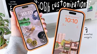 HOW TO CUSTOMIZE iOS 16: cute lock screen widgets, favorite apps, tips & tricks | Aesthetic 🎧🧤