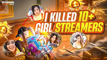 🤯I KILLED 10+ GIRL STREAMERS In Conqueror Lobby 🔥 | BGMI Intence Clutch | RADEEM 7X