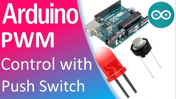 Arduino Tutorial: LED Brightness control using push switch.