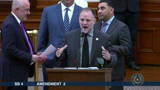 Rep. Money asks questions of Rep. Meyer on the amendment (AM 2) to SB 4