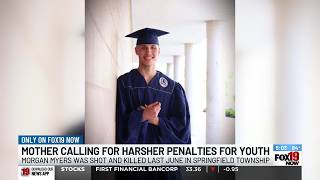 Mother calling for harsher penalties for youth after son shot and killed