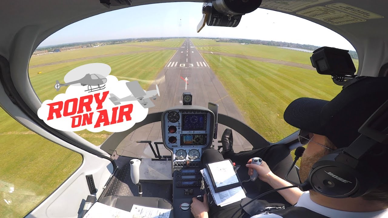 First SOLO helicopter cross country flight - Leicester to Cranfield | Cabri G2