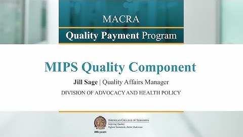 MIPS Quality Component
