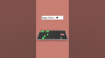 Baby Chick 🐥 | Unicode Shortcut Key (Code 1F425) | #computer #Symbol #typing #keyboard #tricks