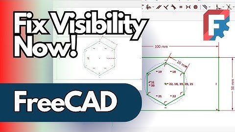 Step-by-Step: Fix Line & Dimension Text Visibility in FreeCAD 1.0