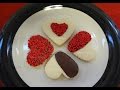 Galletas San Valentín en forma de corazón