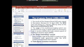 [WTO Law] Buổi 2 phần 1