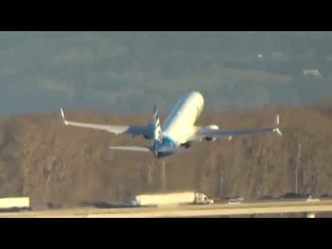 [HD] *BRAND NEW* Alaska 737-900ER [N282AK] Takeoff PDX | BFF S4, E5 ...