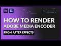 How to Render iN After Effects iN HiNDi Export Aftere Effects