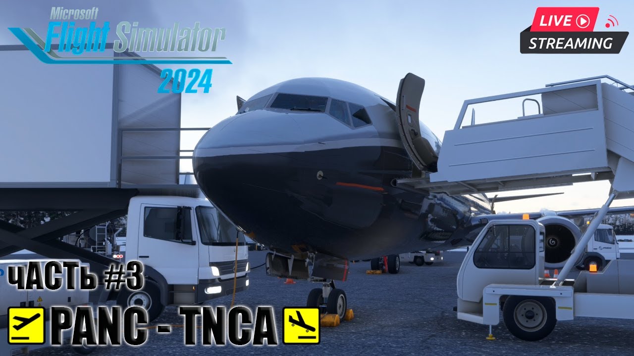 ВЫХОДНОЙ МАРАФОН:ЧАСТЬ 3. ОТ ЛЕДНИКОВ К ПАЛЬМАМ | PANC(Анкоридж) - TNCA(Аруба) | Boeing 737 BBJ