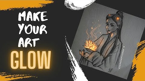 How to draw glow effect using Autodesk sketchbook 🌟 | glow art tutorial