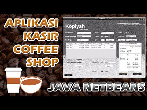 Aplikasi Kasir Coffeeshop | JAVA NETBEANS