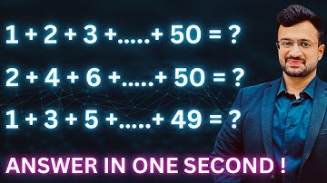 🔥 Series Trick | Sum of Consecutive Numbers, Even Numbers, Odd Numbers | Maths By Sumit Sir