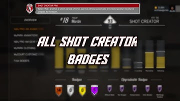 BEST METHOD! ALL 5 SHOT CREATOR BADGES + HOF and GRAND BADGE!!