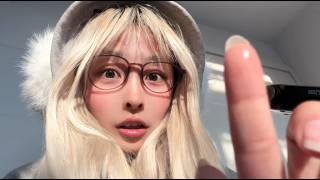 Nerd Gf Doing Spit Painting