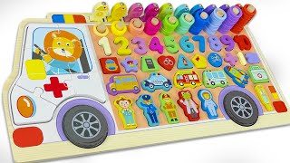 Best Learning Numbers, Shapes, Counting 1 to 10 | Preschool Toddler Learn Toy Video