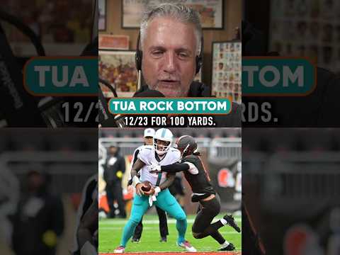 Tua and the Dolphins Hit Rock Bottom