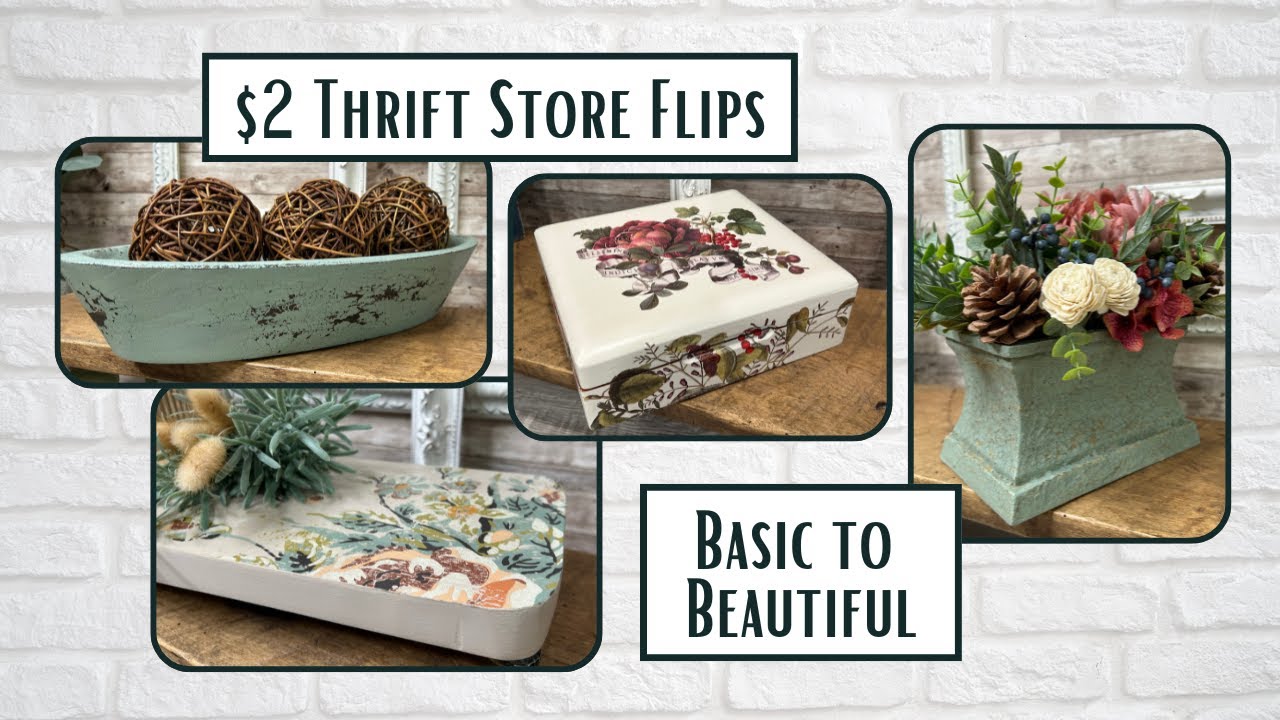 Находки из секонд-хенда за 2 доллара: от дешевых до шикарных предметов декора своими руками