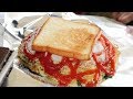 2천원짜리 대왕 토스트 (big toast, トースト, 烤麵包 2,000KRW) korean street food / 창동 할머니 토스트