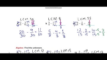 Grade 5 Chapter 9 Lesson 7 Subtract Unlike Fractions