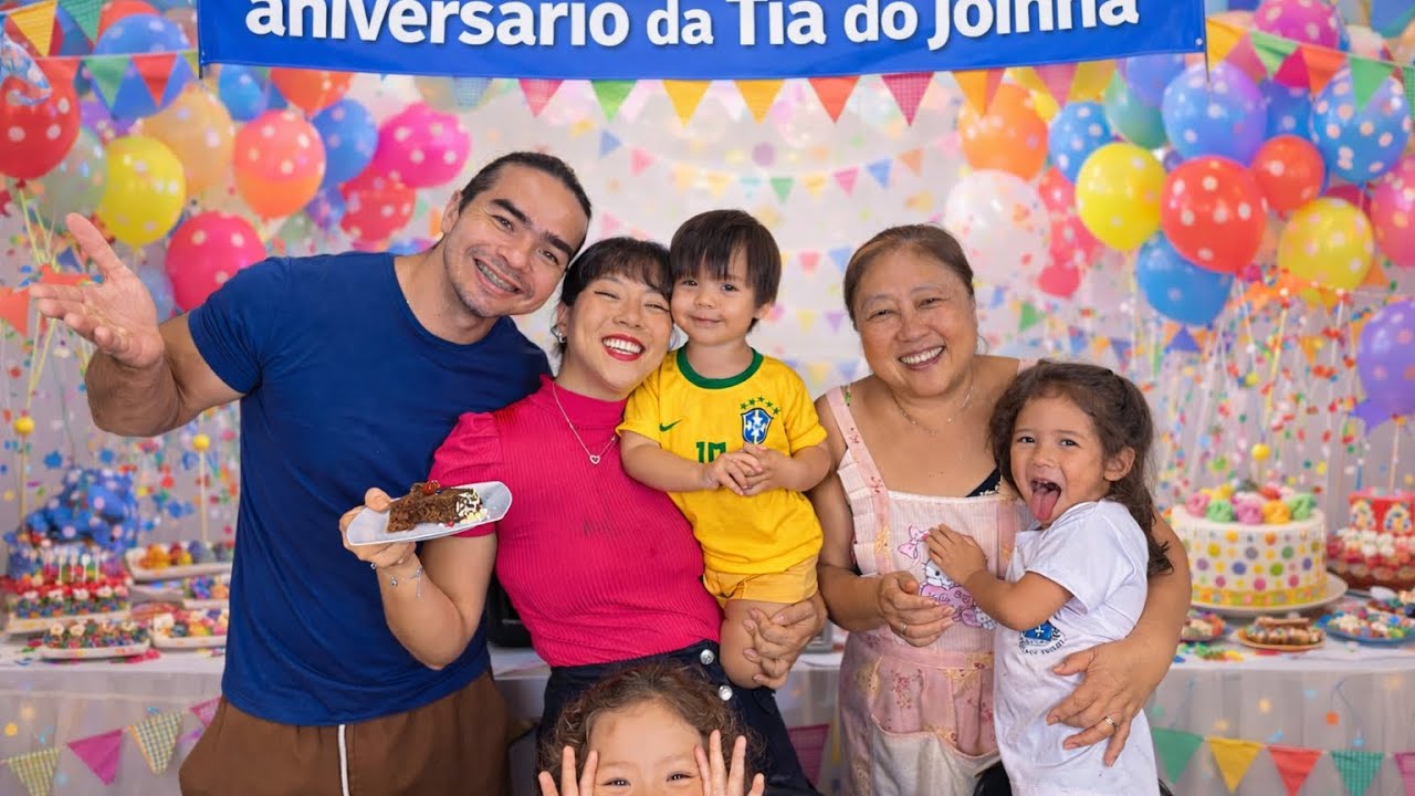 Aniversário da Tia do Joinha - Fizemos Um Bolo 