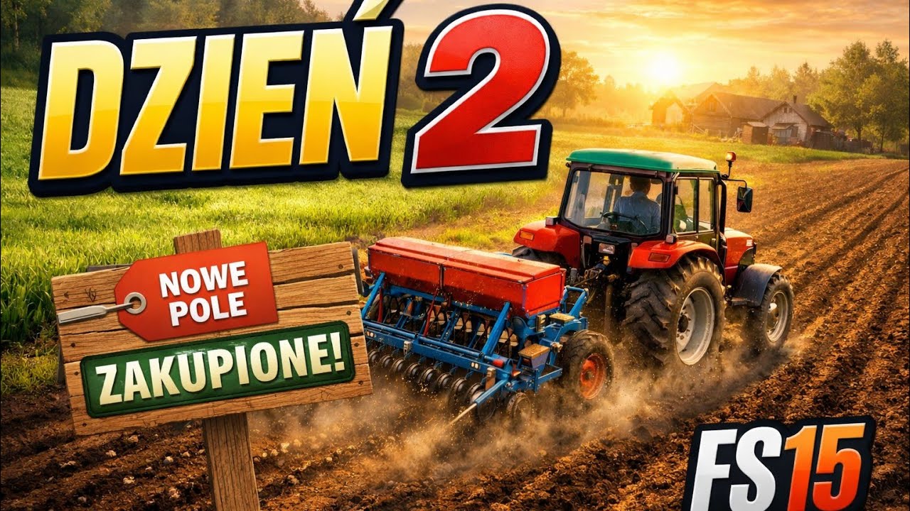 farming simulator 15 odc 2 timelapse nowe pole