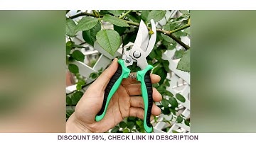 Pruner Garden Scissors Professional Sharp Bypass Pruning Shears Tree Trimmers Secateurs Hand Clipper