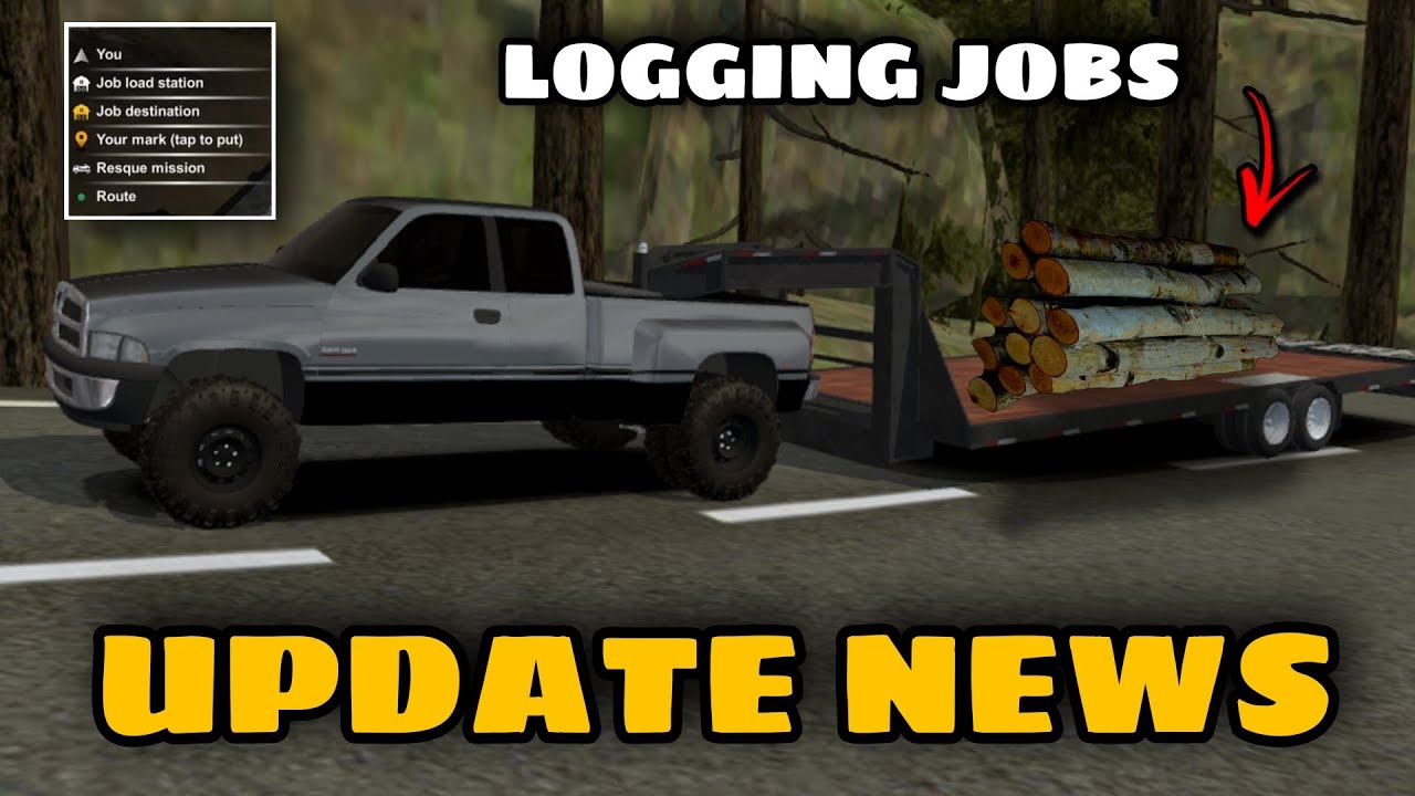 Offroad Outlaws NEW UPDATE LEAKS JOBS & LOGGING TRAILERS!!! YouTube