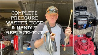 Complete Hose and Sprayer Handle Replacement on Homelite 2700 psi pressure washer by Corporate Gone Country 484 views 10 months ago 6 minutes, 25 seconds