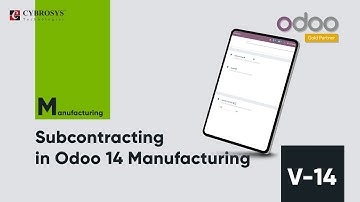 Subcontracting in Odoo 14 Manufacturing
