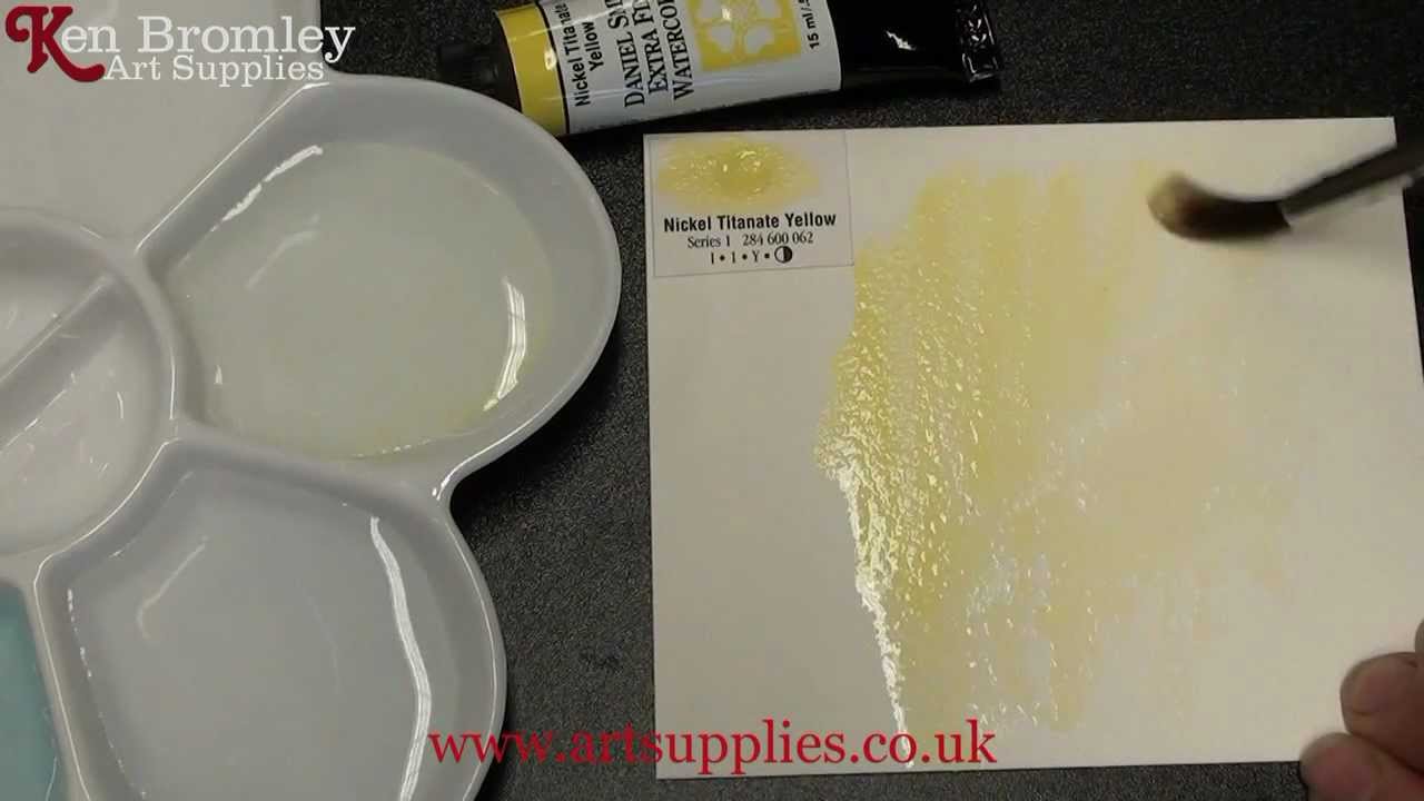 Daniel Smith Extra Fine Watercolour Nickel Titanate Yellow 062 Series 1