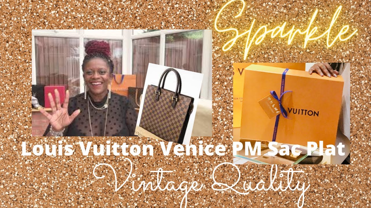 Louis Vuitton: Unboxing Sac Plat Venice PM: Damier Ebene: WIMB