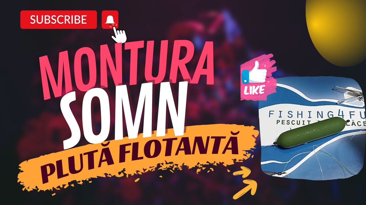 PESCUIT LA SOMN CU PLUTA FLOTANTA