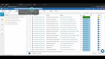 Asite project navigation