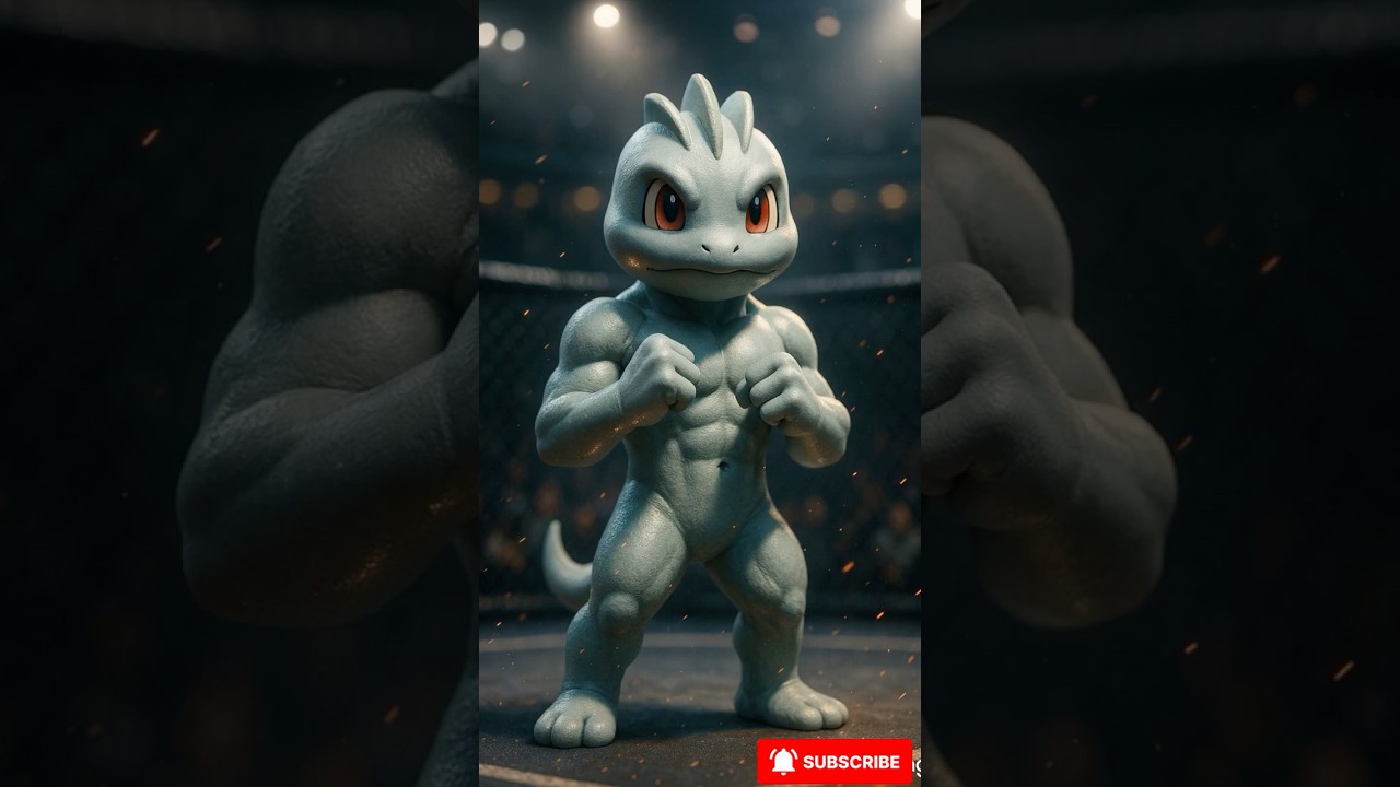 💪 The Legendary Evolution from Machop to Machamp - Realistic Pokémon! 💥