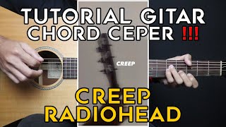 (TUTORIAL GITAR) CREEP - RADIOHEAD | Lengkap Dan Mudah
