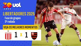 ESTUDIANTES 1 X 1 FLAMENGO | MELHORES MOMENTOS | LIBERTADORES 2026