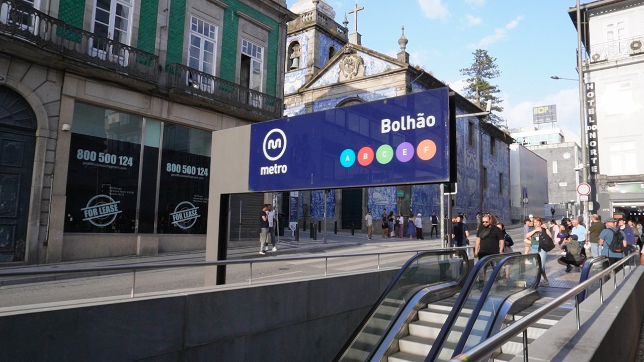 Метро Порту, станция Bolhão 🚇