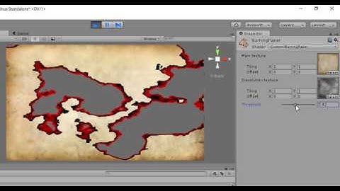 Unity shader : Burning paper
