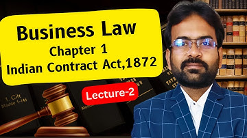 Business Law Chapter-1 | Indian Contract Act,1872 Lecture-2 | Business Regulatory Framework