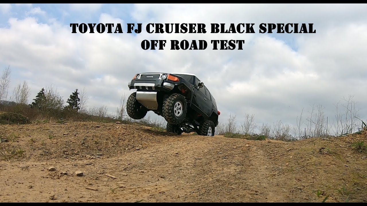 Toyota Fj Cruiser Black Special Rc Off Road Test Youtube